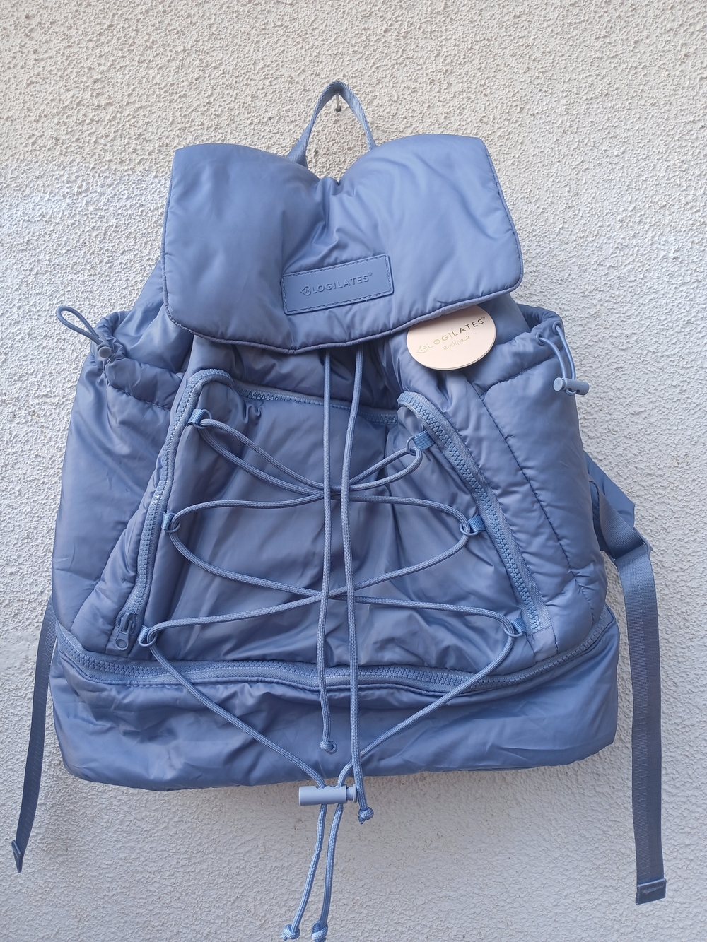 Blogilates Blue Gym Backpack | Shoe Compartment | New with Tag